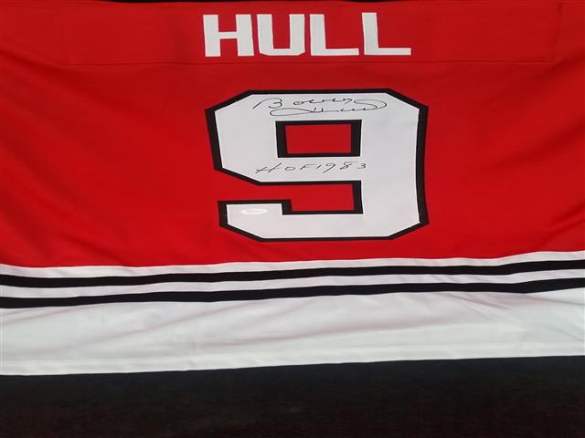 Chicago Blackhawks Bobby Hull Autographed Jersey