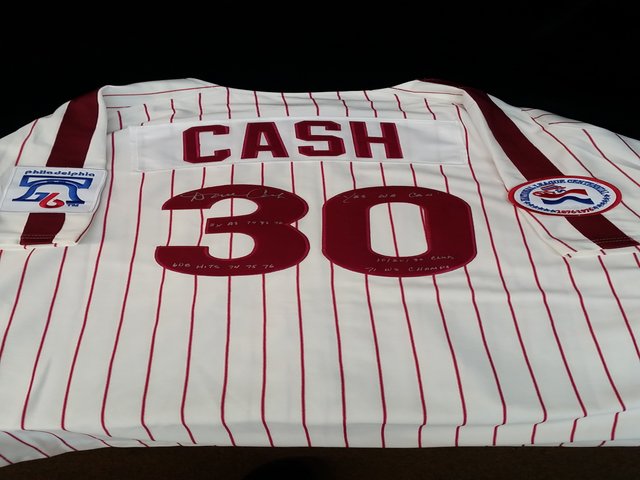 phillies signed jersey