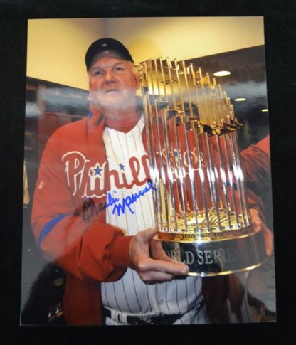 Philadelphia Phillies Charlie Manuel Autographed Photo