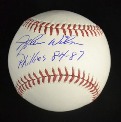 Philadelphia Phillies Glenn Wilson Autographed Baseball