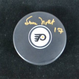 Philadelphia Flyers Simon Nolet Autographed Puck
