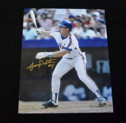 New York Mets Lenny Dykstra Autographed Photo