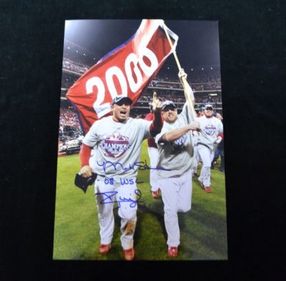 Philadelphia Phillies Carlos Ruiz/Matt Stairs Autographed Photo