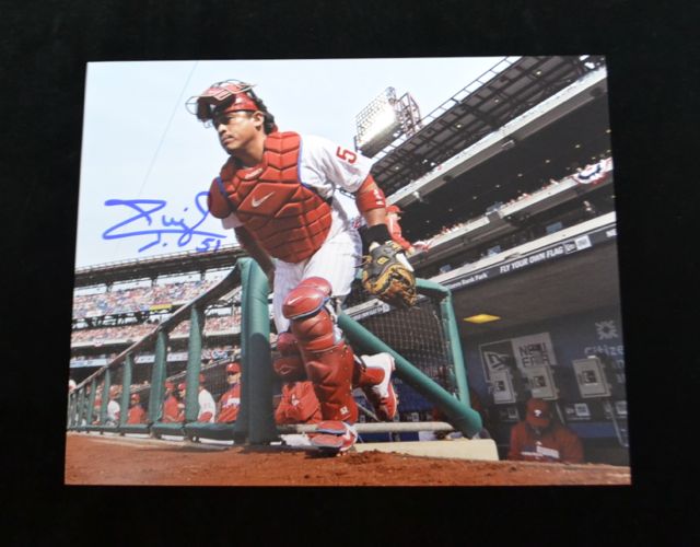 Philadelphia Phillies Carlos Ruiz Autographed Photo - Carls Cards &  Collectibles