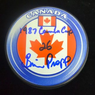 Philadelphia Flyers Brian Propp Autographed Puck
