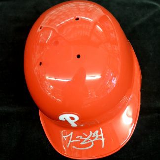 Philadelphia Phillies Jesse Biddle Autographed Mini Batting Helmet