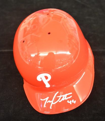 Philadelphia Phillies Jonathan Pettibone Autographed Mini Helmet