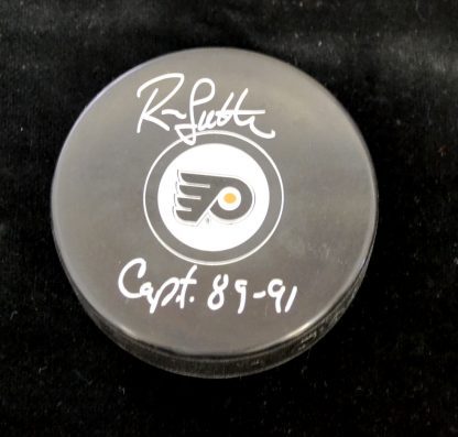 Philadelphia Flyers Ron Sutter Autographed Puck