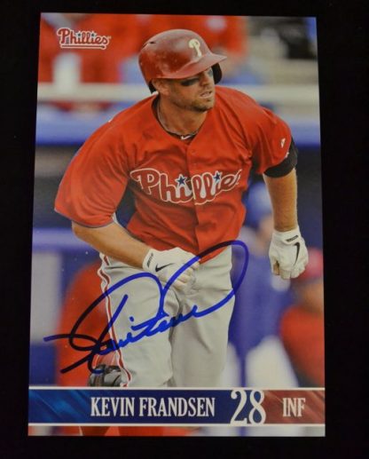 Philadelphia Phillies Kevin Frandsen Autographed Photo Card