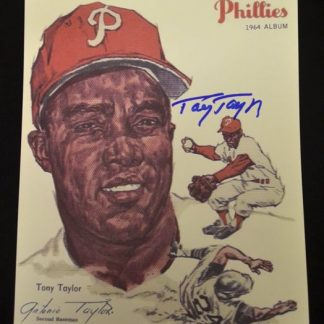 Philadelphia Phillies Tony Taylor Autographed Photo