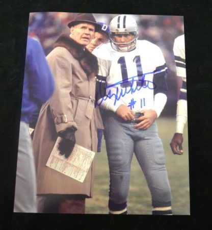 Dallas Cowboys Danny White Autographed Photo