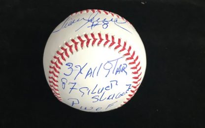 Philadelphia Phillies Juan Samuel Autographed ball