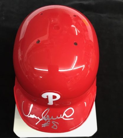 Philadelphia Phillies Juan Samuel Autographed Batting Helmet