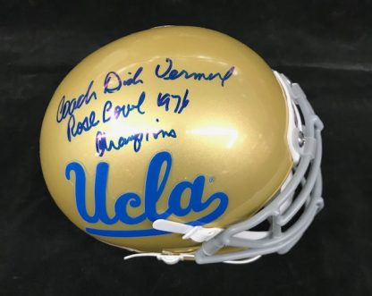 UCLA Bruins Dick Vermeil Autographed Mini Helemt
