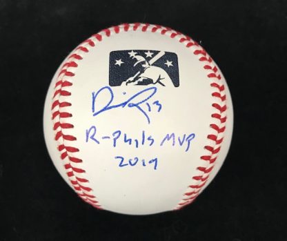 Reading Phillies Darick Hall Autographed Ball