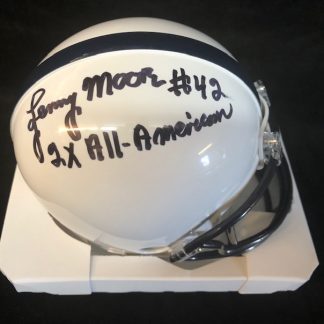 Penn State Nittany Lions Lenny Moore Autographed Mini Helmet