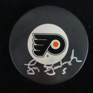 Philadelphia Flyers Larry Goodenough Autographed Puck