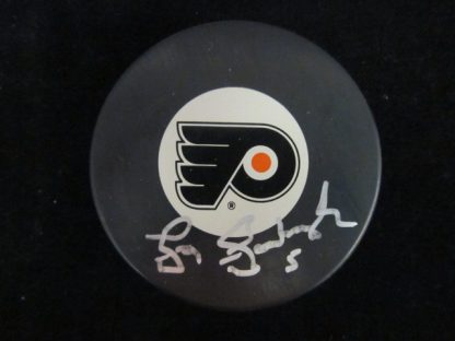 Philadelphia Flyers Larry Goodenough Autographed Puck