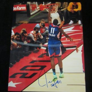 Philadelphia 76ers Jrue Holiday Autographed Photo