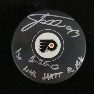Philadelphia Flyers Jakub Voracek Autographed Puck