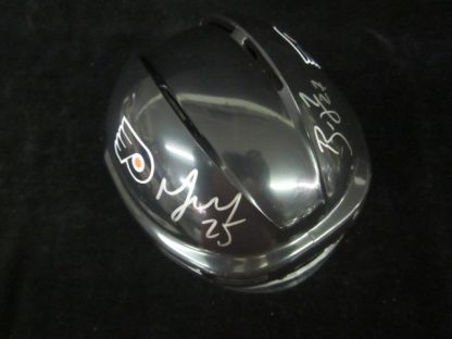 Philadelphia Flyers Gervais & Talbot Autographed Mini Helmet
