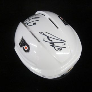 Philadelphia Flyers Brayden & Luke Schenn Autographed Mini Helmet