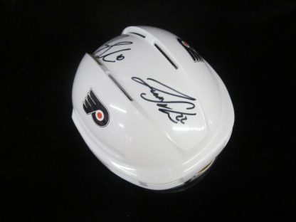 Philadelphia Flyers Brayden & Luke Schenn Autographed Mini Helmet