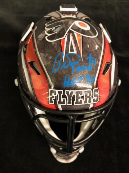 Philadelphia Flyers Bernie Parent Autographed Mini Goalie Mask