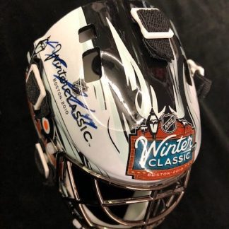 Philadelphia Flyers Michael Leighton Autographed Winter Classic Mini Goalie Mask