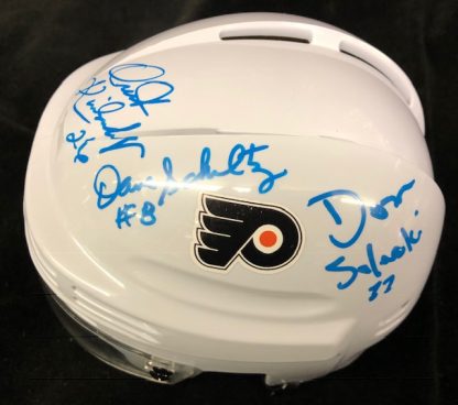 Philadelphia Flyers Schultz / Kindrachuk / Saleski Autographed Mini Helmet