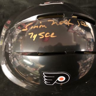 Philadelphia Flyers Simon Nolet Autographed Mini Helmet