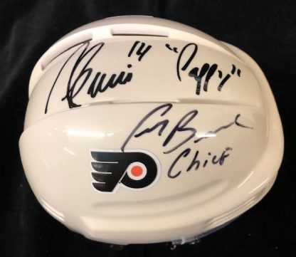 Philadelphia Flyers Laperriere / Berube Autographed Mini Helmet