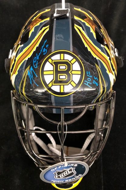 Boston Bruins Gerry Cheevers Autographed Full Size Goalie Mask