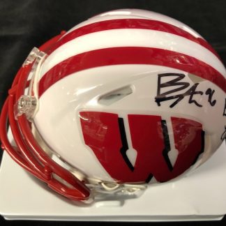 Wisconsin Badgers Beau Allen Autographed Mini Helmet