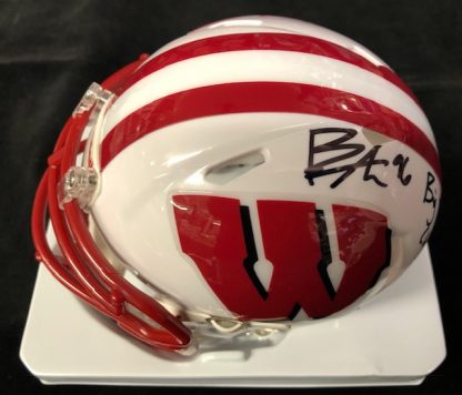 Wisconsin Badgers Beau Allen Autographed Mini Helmet