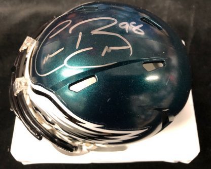 Philadelphia Eagles Connor Barwin Autographed Mini Helmet