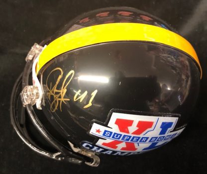 Pittsburgh Steelers Amos Zereove Autographed Mini Helmet