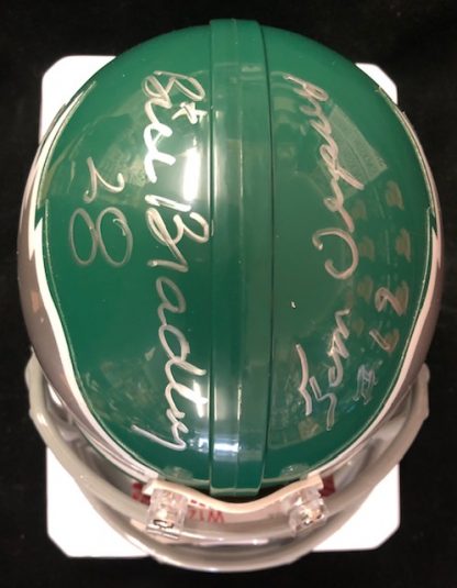 Philadelphia Eagles Bradley / Dempsey Autographed Mini Helmet