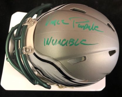 Philadelphia Eagles Vince Papale Autographed Blaze Alt Mini Helmet