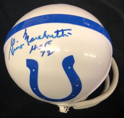 Baltimore Colts Gino Marchetti Autographed Mini Helmet