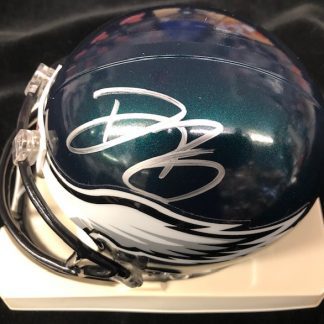 Philadelphia Eagles Reggie Brown Autographed Mini Helmet