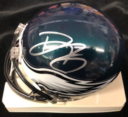 Philadelphia Eagles Reggie Brown Autographed Mini Helmet
