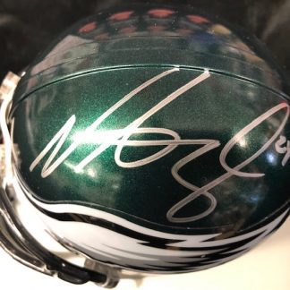 Philadelphia Eagles Nnamdi Asomugha Autogrsphed Mini Helmet