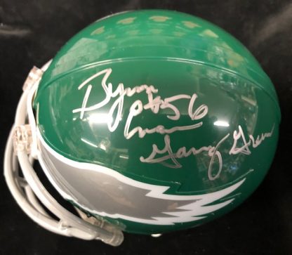 Philadelphia Eagles Byron Evans Autographed Mini Helmet