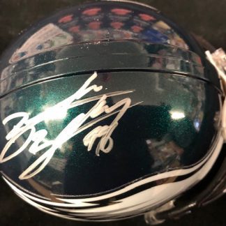 Philadelphia Eagles Brodrick Bunkley Autographed Mini Helmet