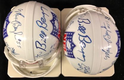 Philadelphia Eagles Multi 10 Player Autographed Miini Helmet