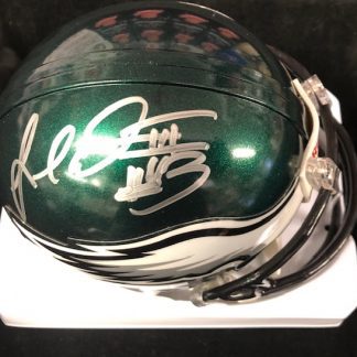 Philadelphia Eagles Leonard Weaver Autographed Mini Helmet