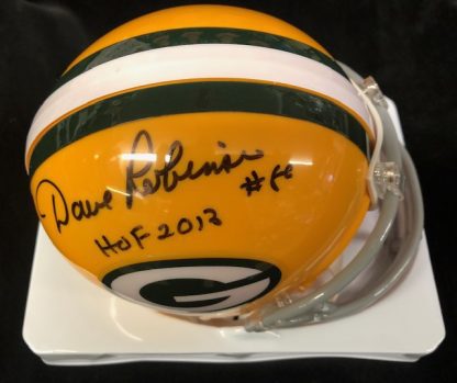 Green Bay Packers Dave Robinson Autographed Mini Helmet