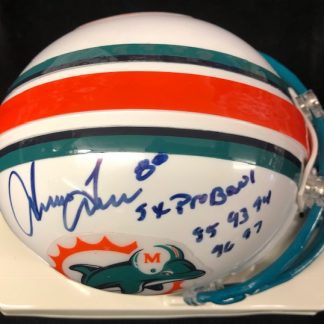 Miami Dolphins Irving Fryar Autographed Mini Helmet