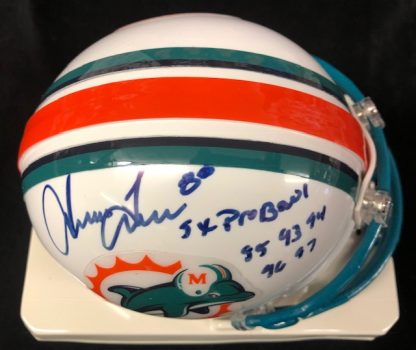 Miami Dolphins Irving Fryar Autographed Mini Helmet